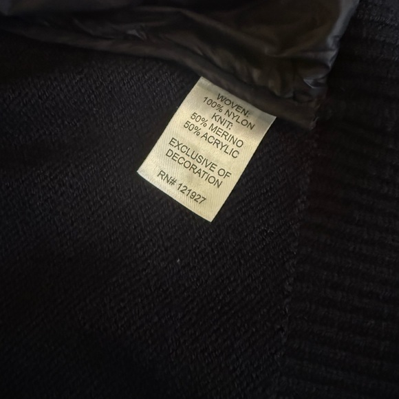 Johnnie-O, brand new men’s navy hybrid jacket, nylon/Merino wool. Size XL. - Picture 6 of 11